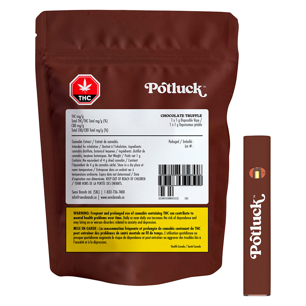 Vapoteuse jetable Chocolat Truffe - 