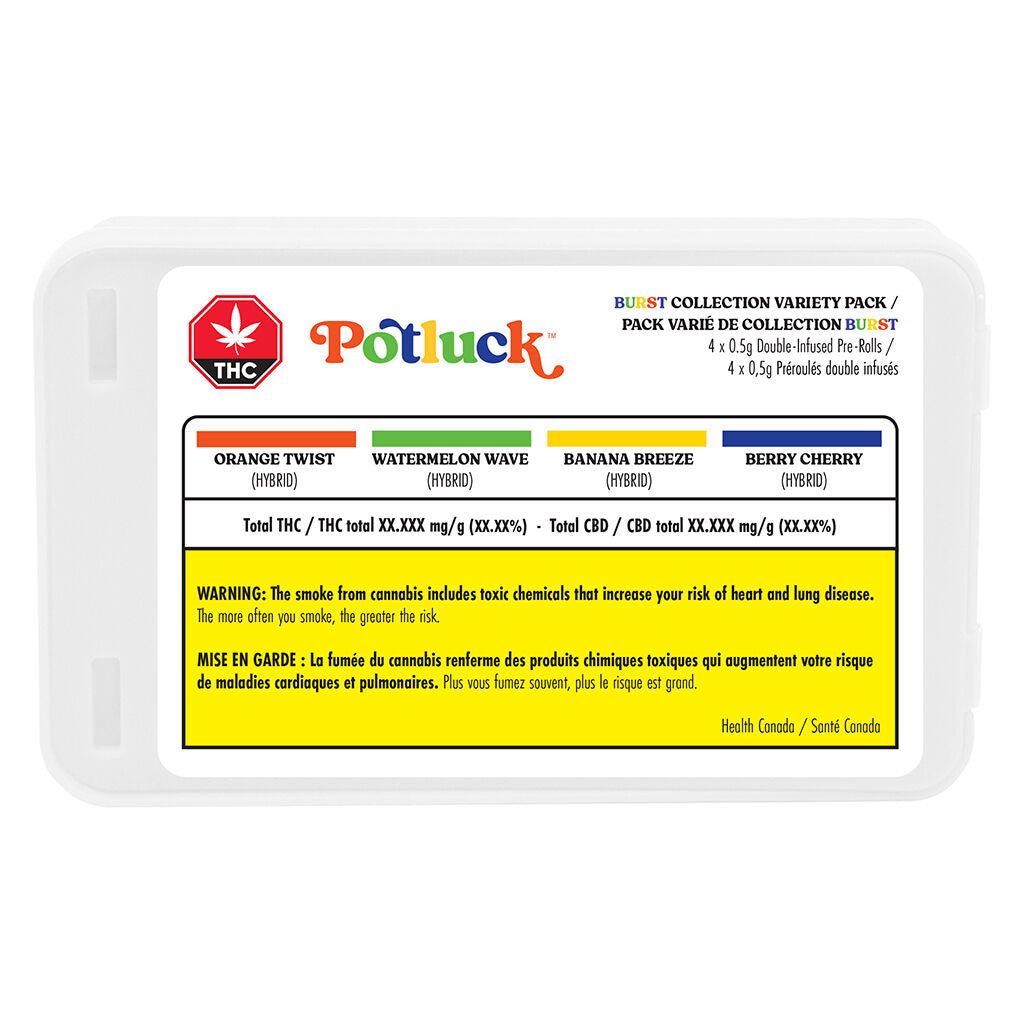 Préroulé infusé Burst Collection Infused Variety Pre-Roll - 