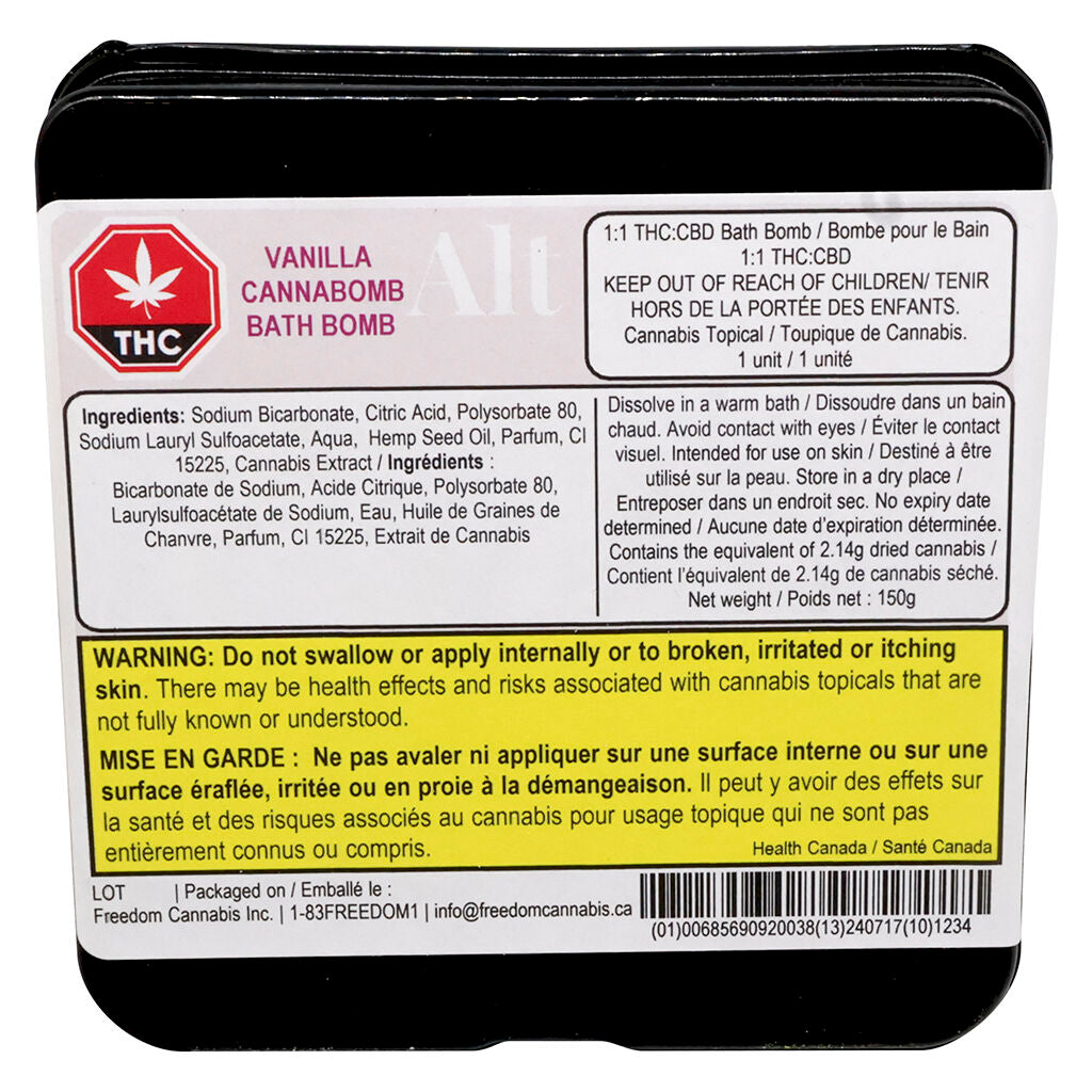 Cannabomb à la vanille 1:1 - 