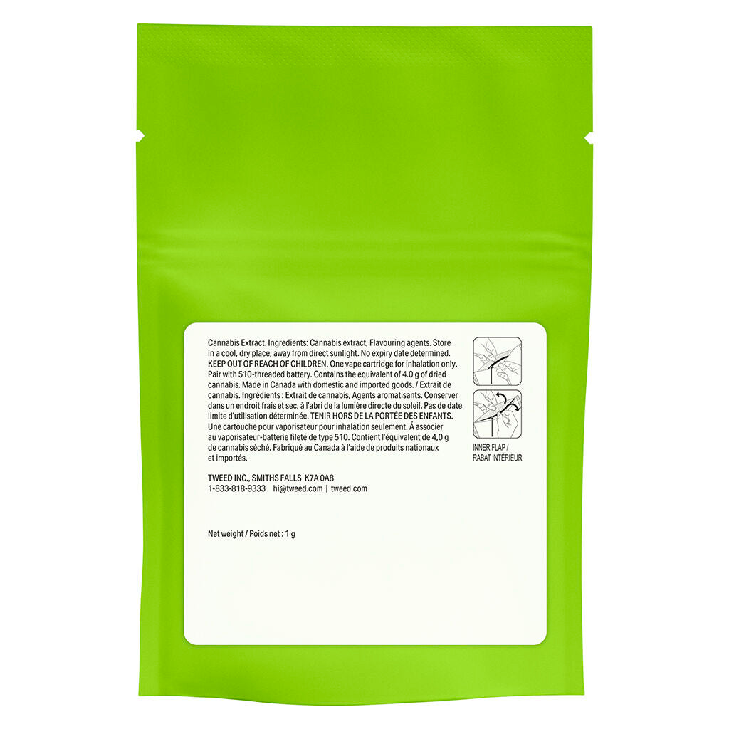 Cartouche à filetage 510 Dark Mentha - 
