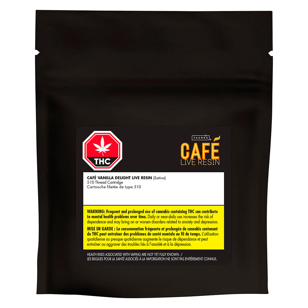 Cartouche à filetage 510 Café Vanilla Delight Résine vivante - 