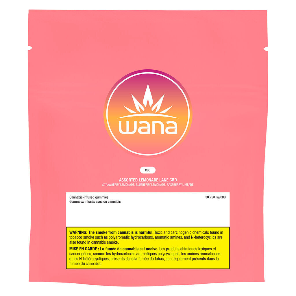 Wana Classic Assorted Lemonade Lane CBD 30 × 30 mg - 