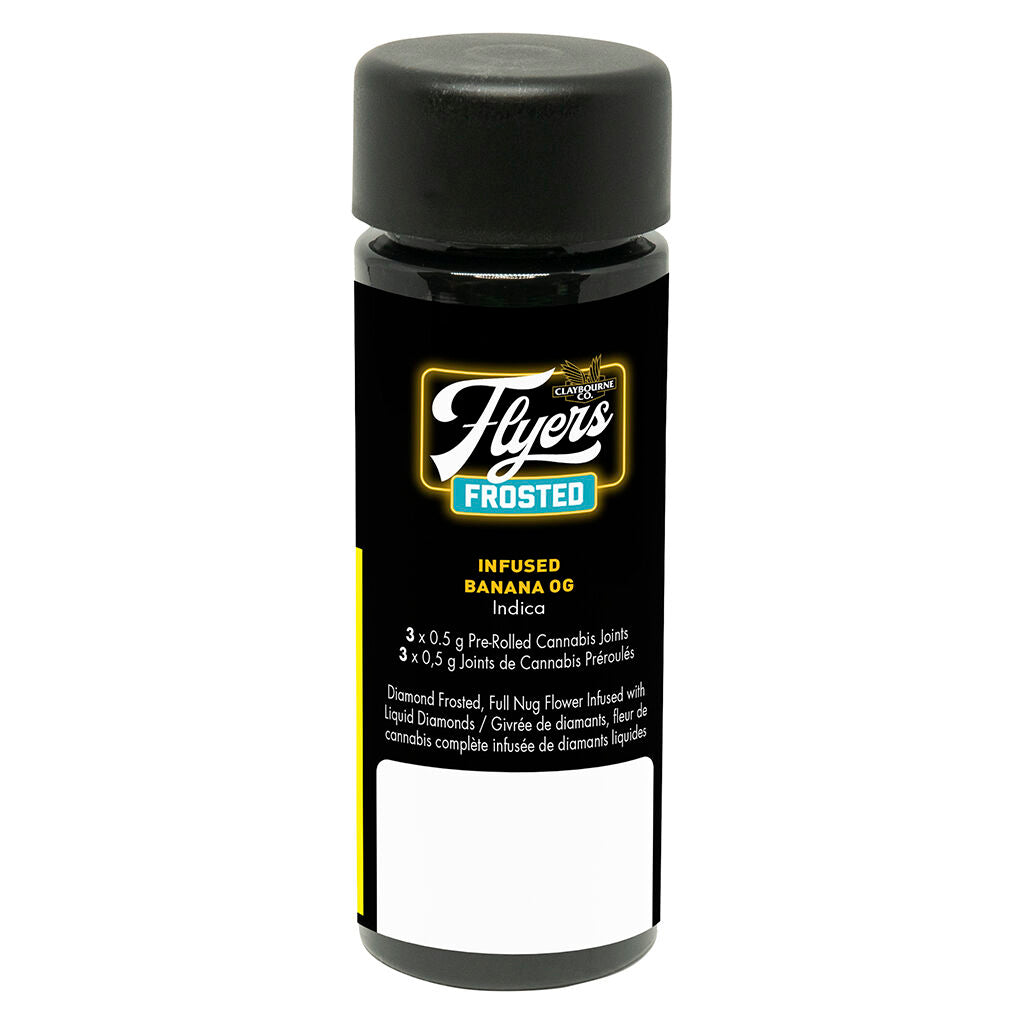 Préroulé infusé au diamant liquide Frosted Flyers − Banana O - 