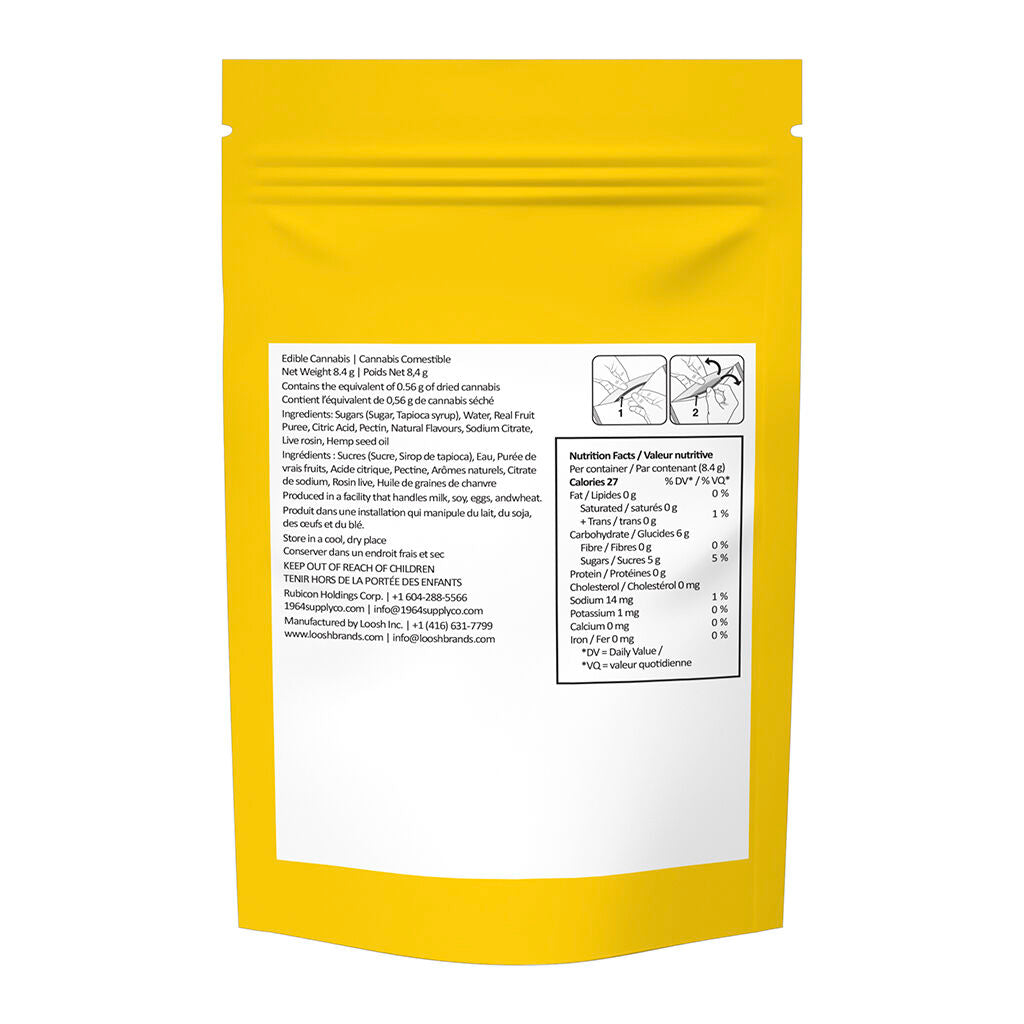 Gélifiés Pineapple Mango THC:CBG - 