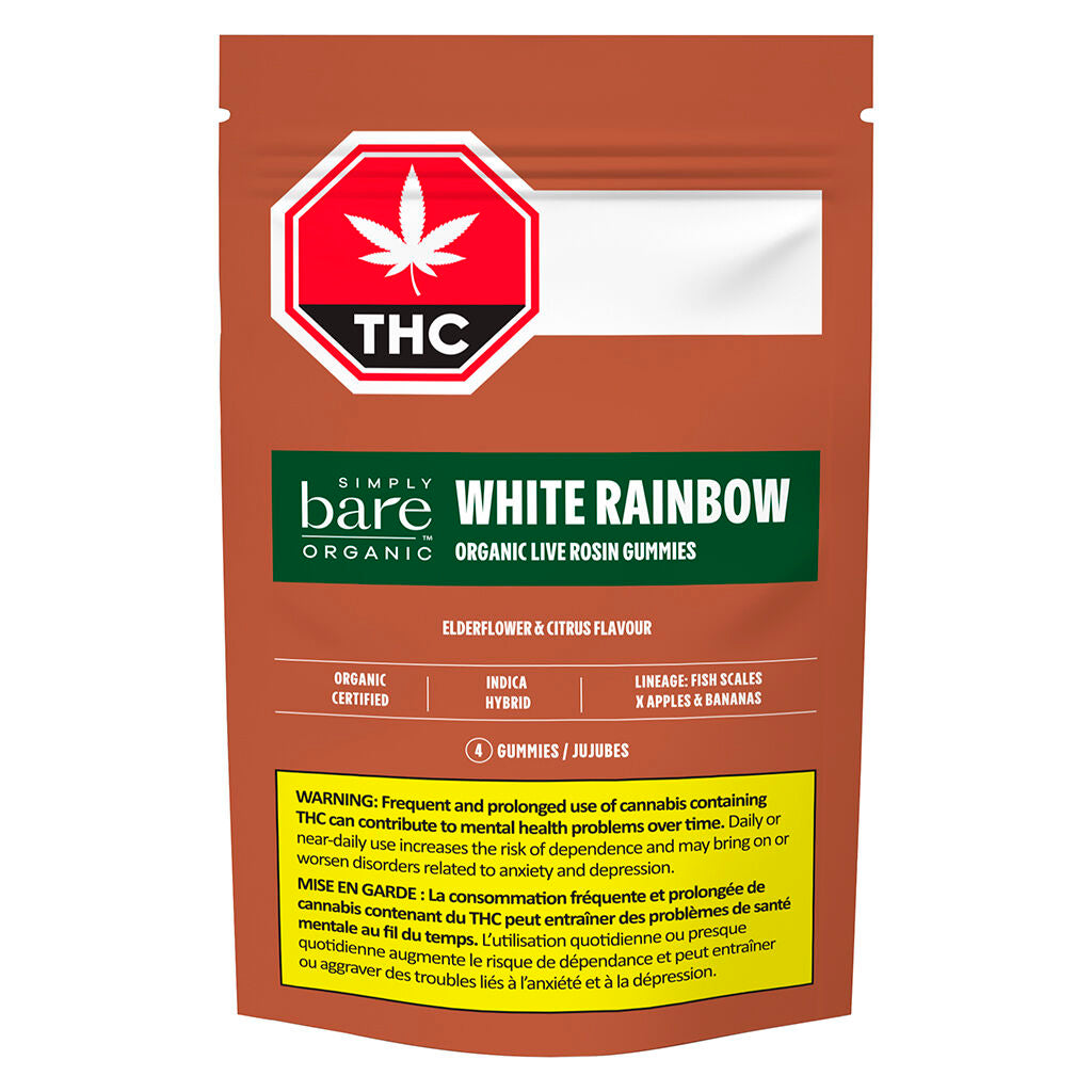 White Rainbow Organic Colophane vivante  Gélifiés - 