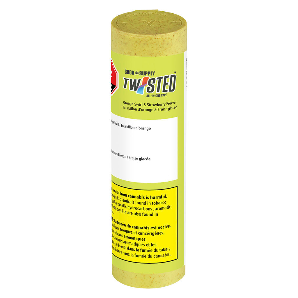 Vapoteuse Twisted tout-en-un − Orange Swirl et Strawberry Fr - 