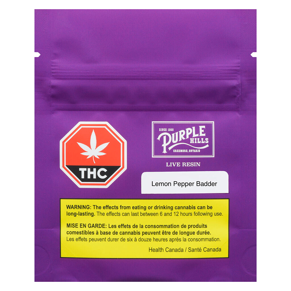 Lemon Pepper Live Resin Badder - 