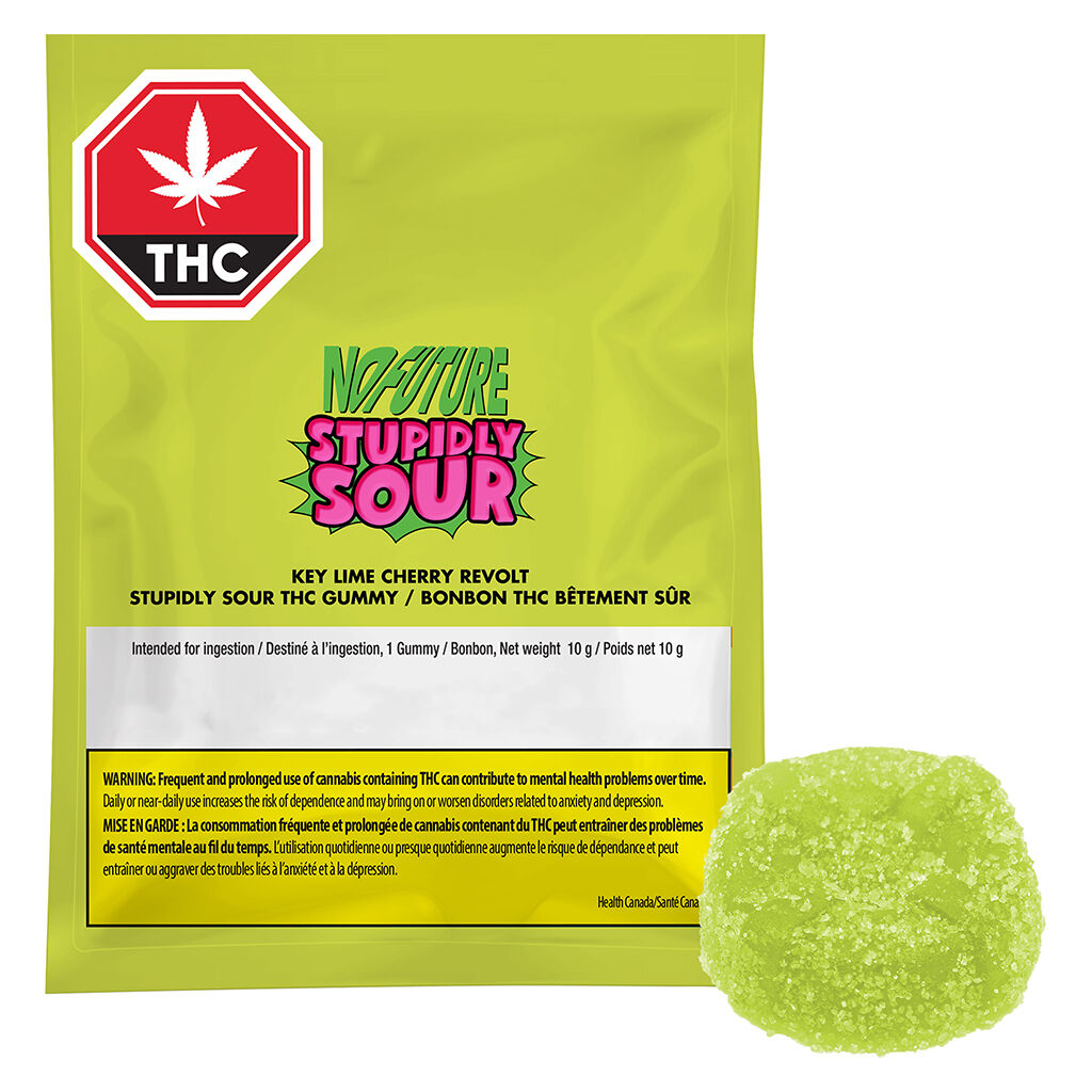 Key Lime Cherry Revolt − Gélifié au THC stupidement aigre - 