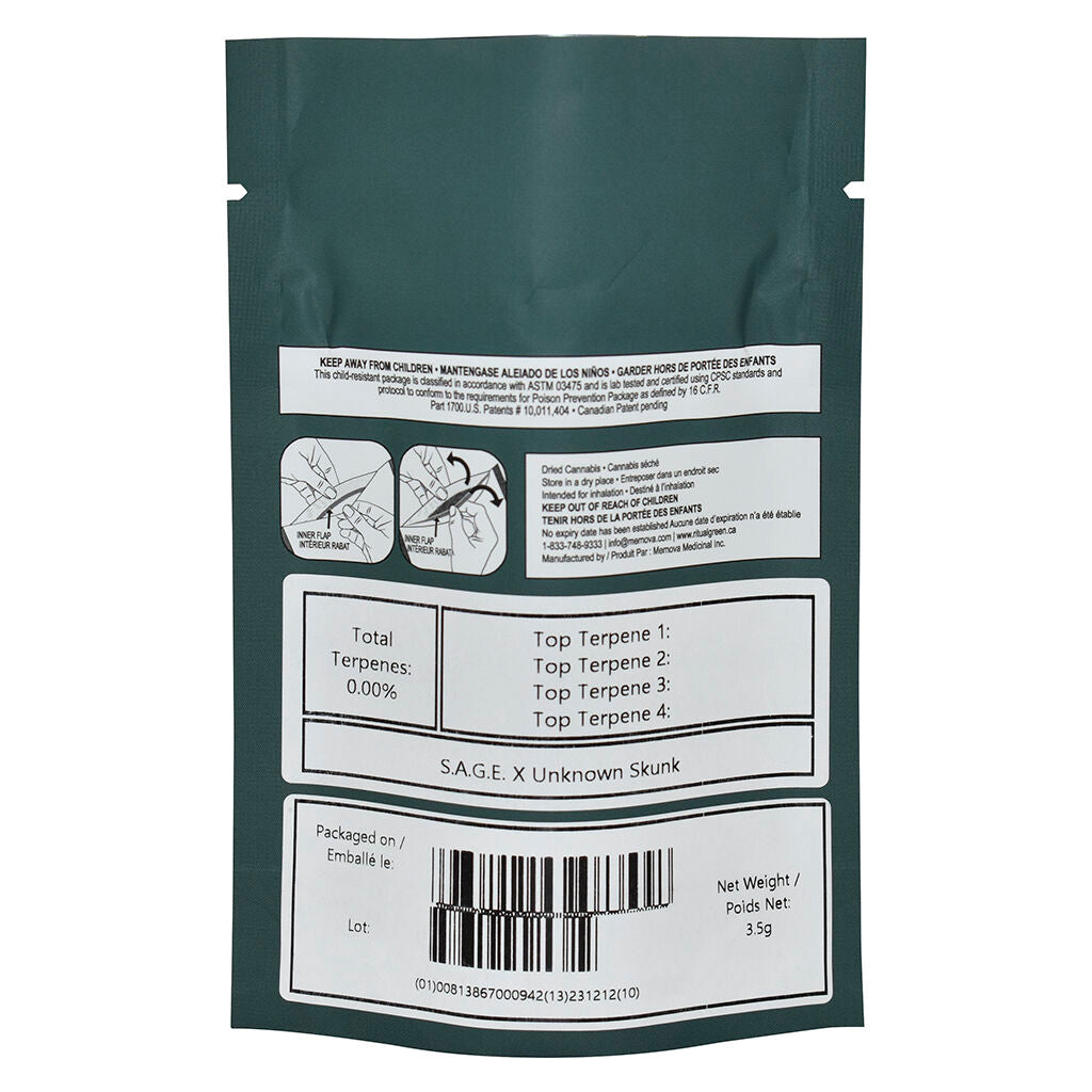Fleur séchée de 3 5 g Sacred Sage de 3 5 g - 