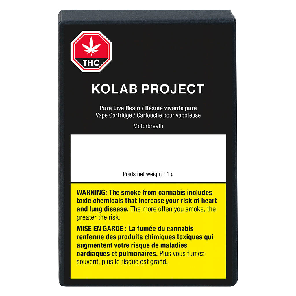 Kolab Project Pure Live Resin 510 Cartridge – Motorbreath - 