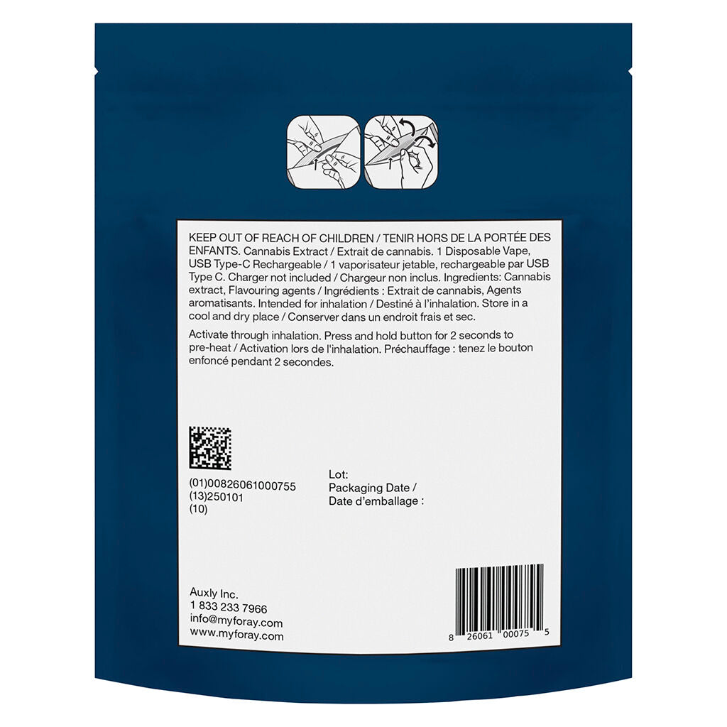 Sidekick tout-en-un THC:CBG:CBD - 