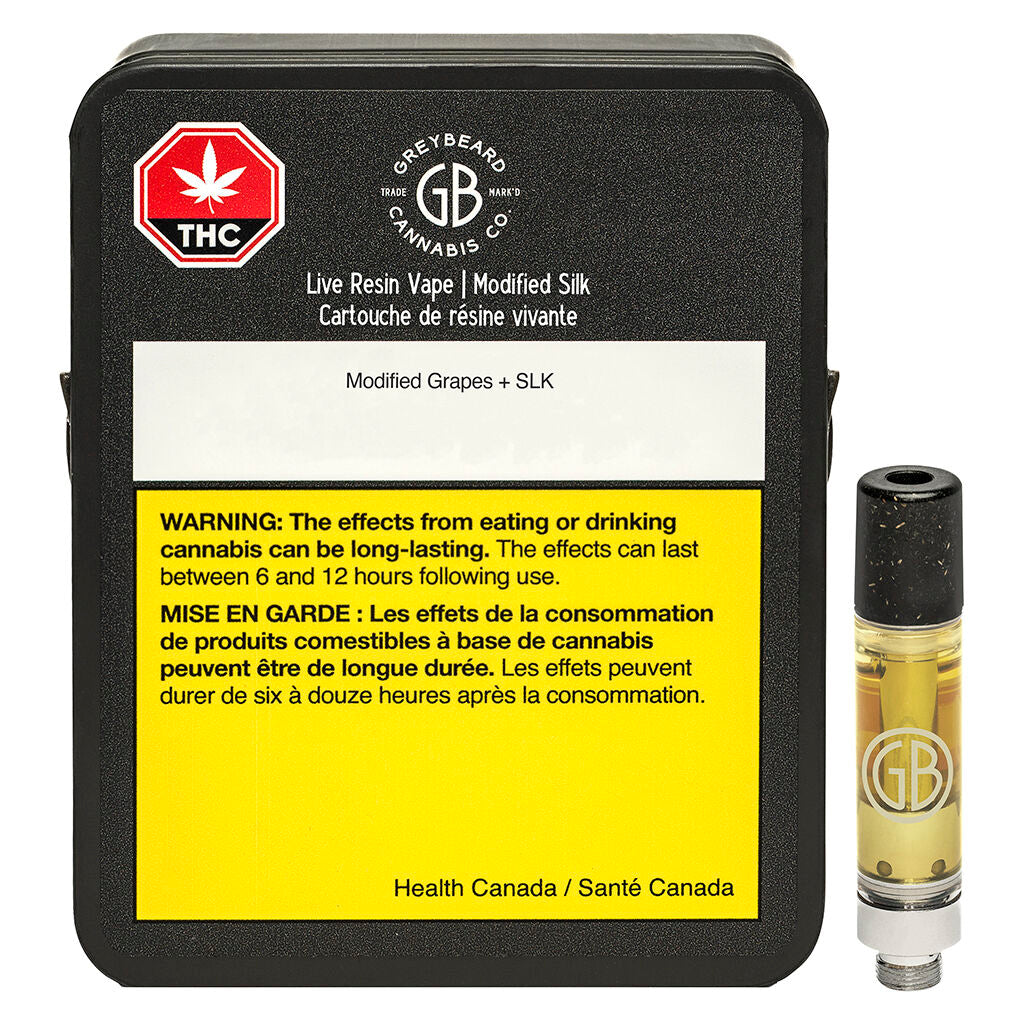 Live Resin Vape Modified Silk 510 Thread Cartridge - 