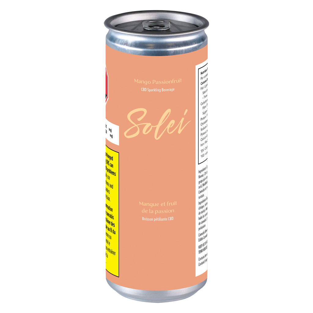 Mango Passionfruit CBD Sparkling Beverage - 