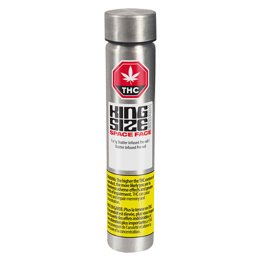 Space Face Shatter Infused King Size Pre-roll - 