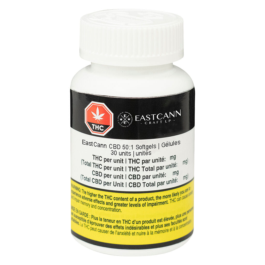 CBD 50:1 Soft Gels - 