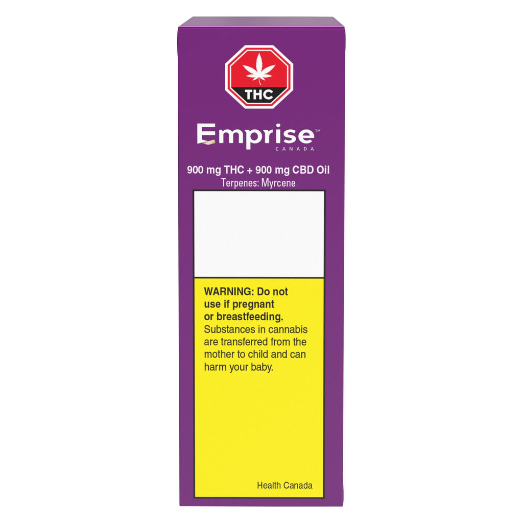 Huile 900 mg de THC + 900 mg de CBD - 
