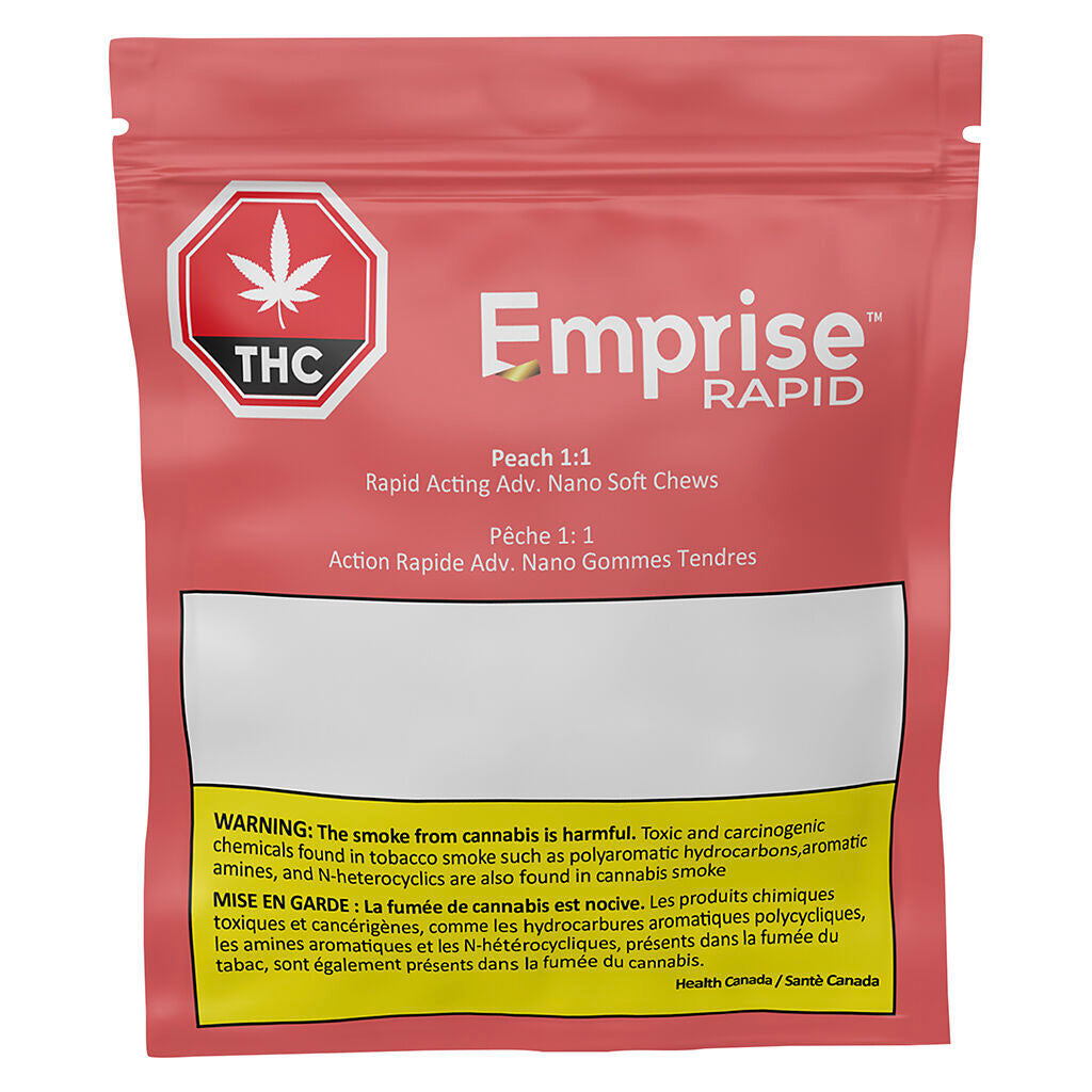 Gélifiés Peach 10 mg THC :  10 mg CBD - 