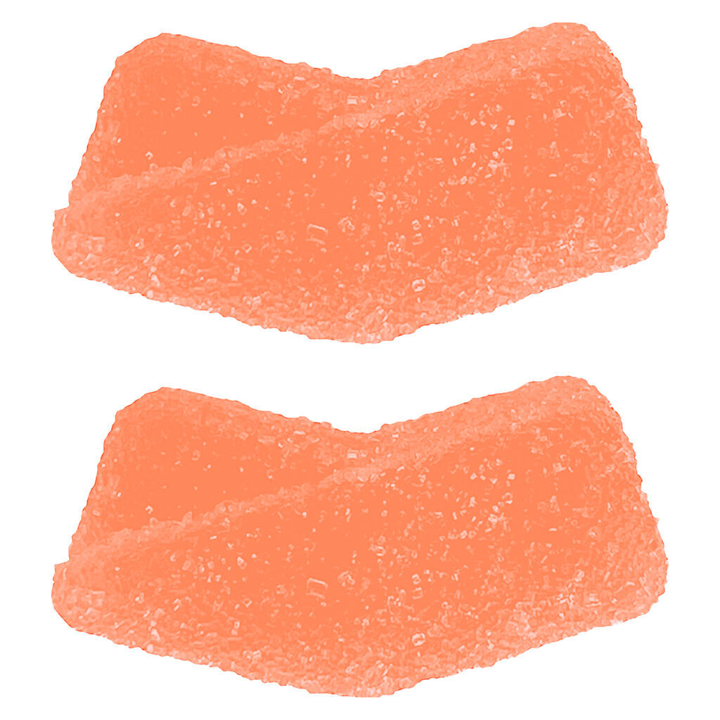 Gélifiés Peach 10 mg THC :  10 mg CBD - 
