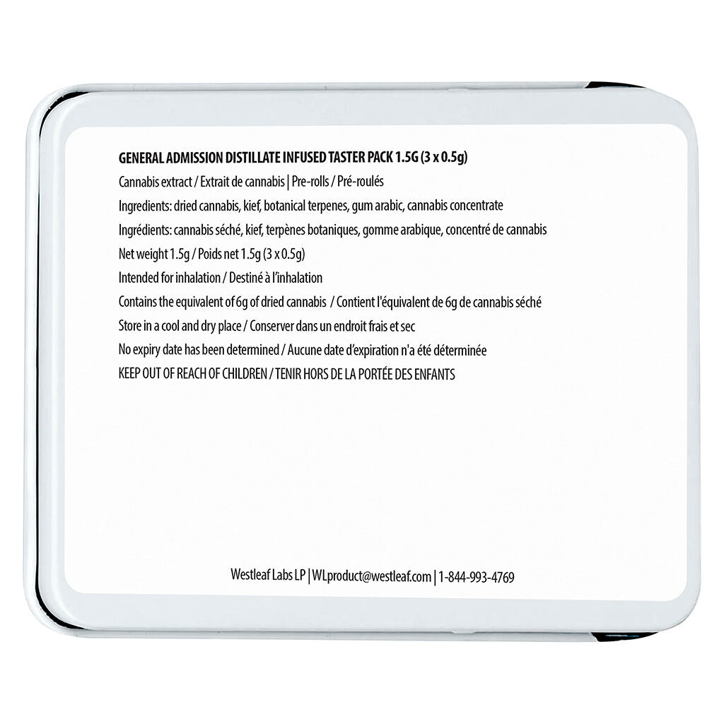 Distillate Infused Pre-Roll Taster Pack - 