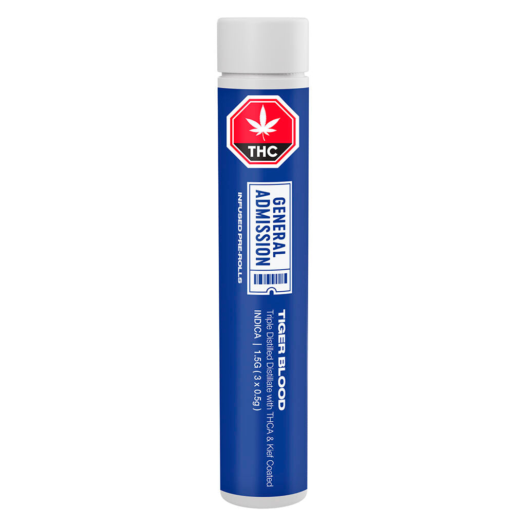 Tiger Blood Distillate Infused Pre-Roll - 