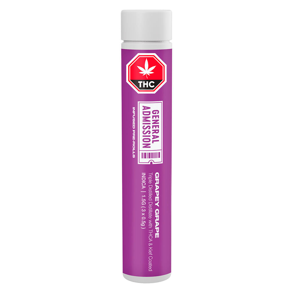 Grapey Grape Distillate Infused Pre-Roll - 