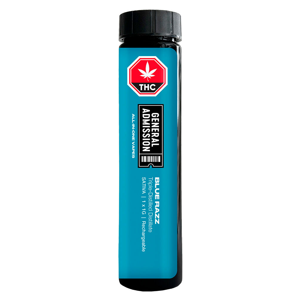 Blue Razz Sativa Rechargeable All-In-One Vape - 