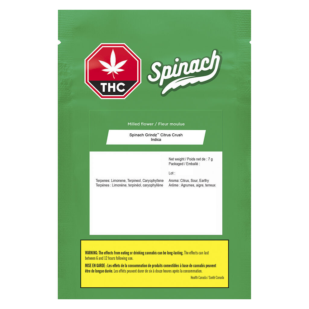 Spinach Grindz - Citrus Crush - 