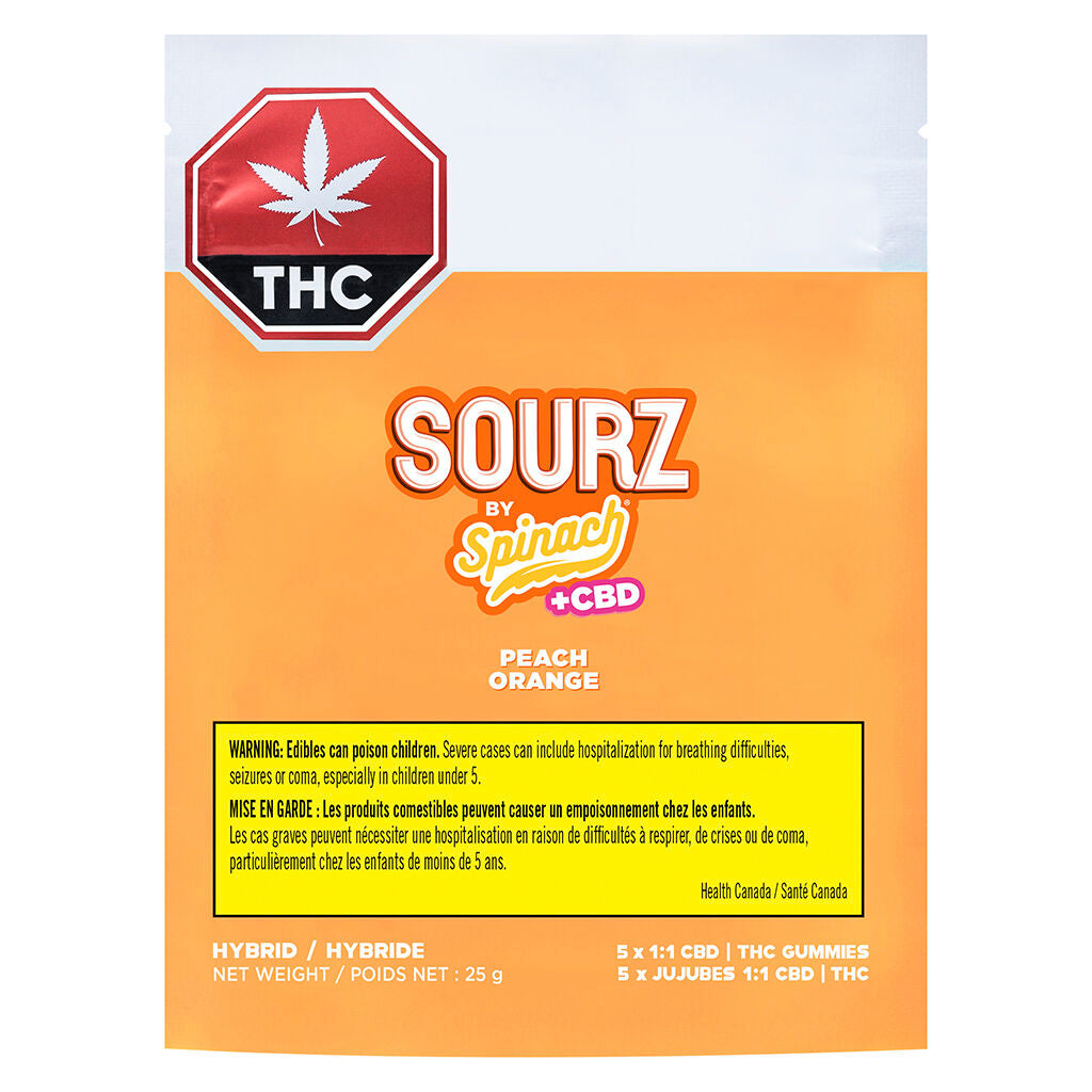 SOURZ by Spinach - Peach Orange 1:1 - 