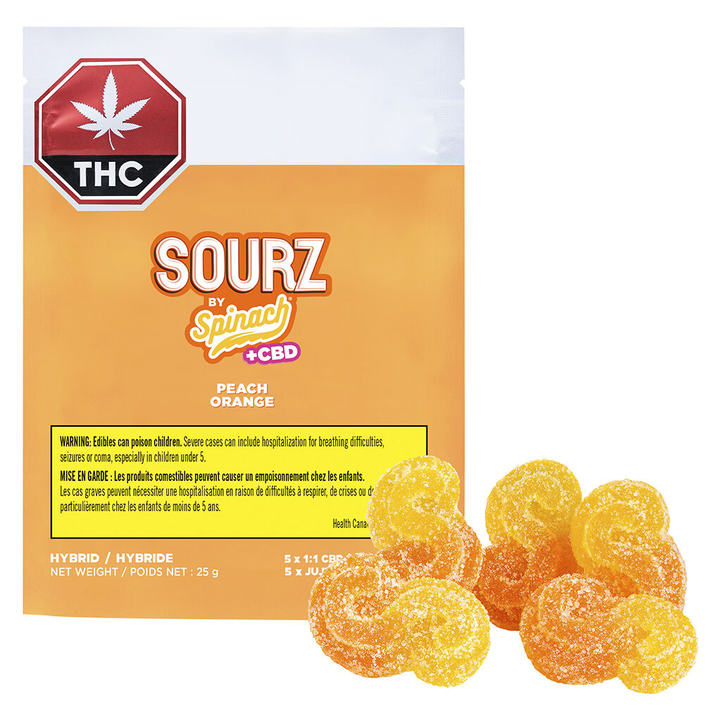 SOURZ de Spinach – Orange pêche 1:1 - 
