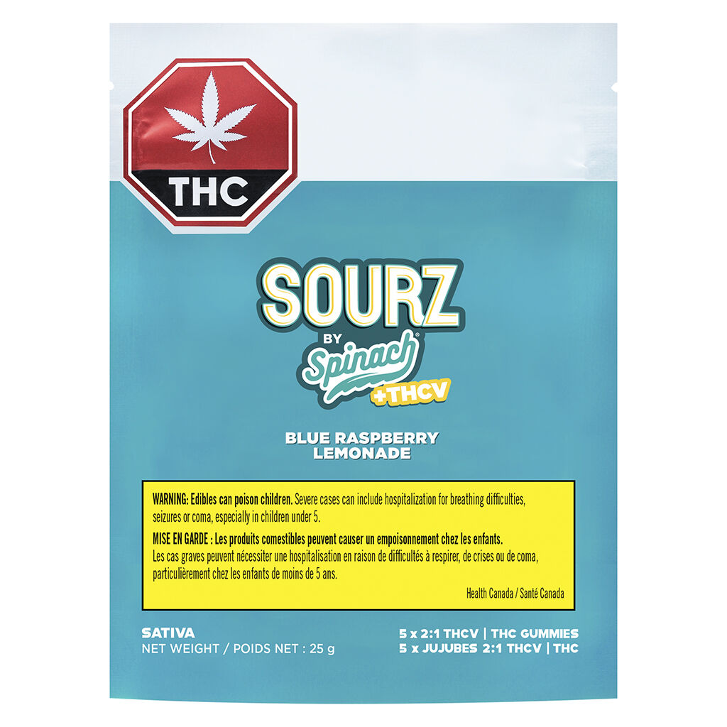 Gélifiés THC+THCV Blue Raspberry Lemonade (Full Tilt) - 