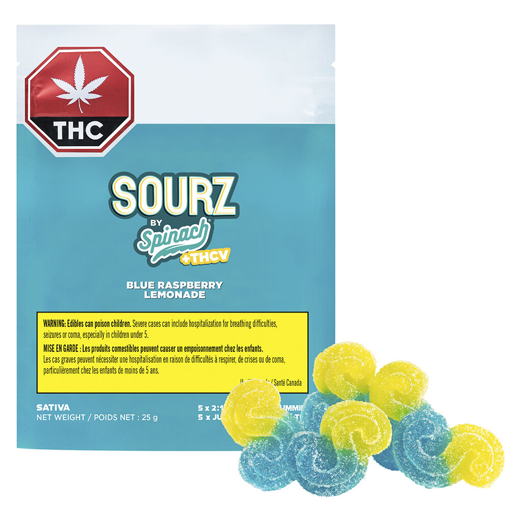 THC+THCV Blue Raspberry Lemonade (Full Tilt) Gummies - 