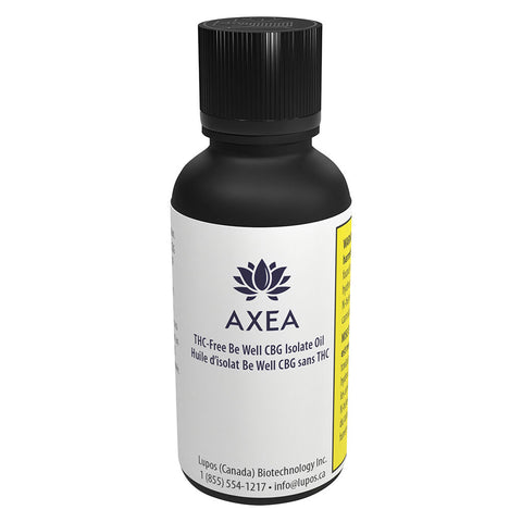 Photo THC-Free Be well CBG Isolate Oil