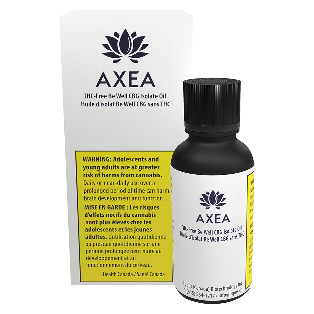 THC-Free Be well CBG Isolate Oil - 