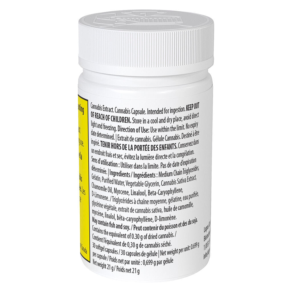 Capsules molles Nightly Chamomile - CBN:CBD:THC:CBG + Terpèn - 