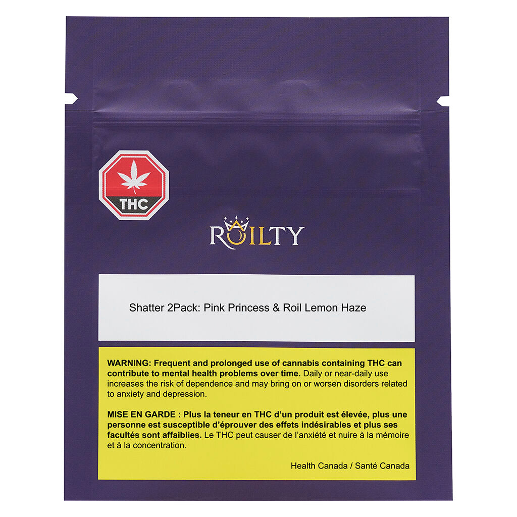 Shatter: Pink Princess & Roil Lemon Haze (2-pack) - 