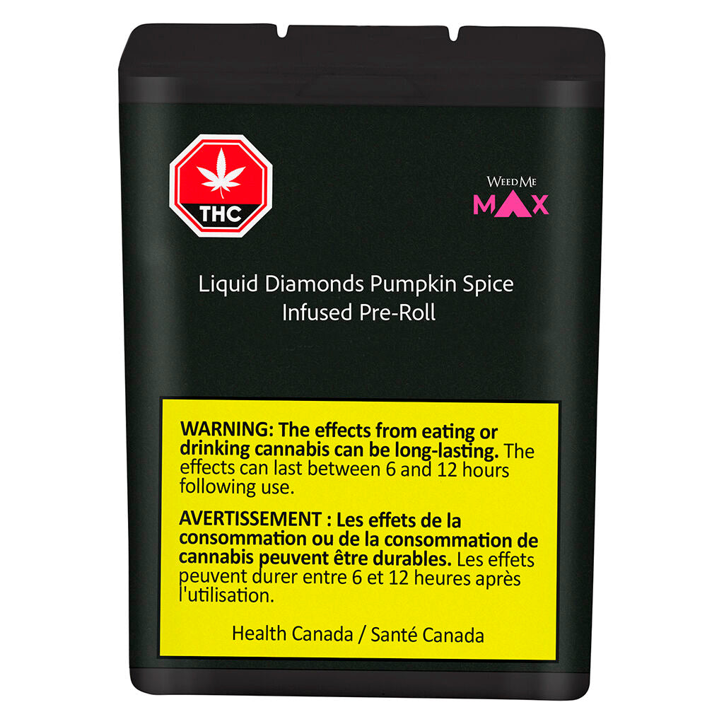 Liquid Diamonds Pumpkin Spice Infused Pre-Roll - 