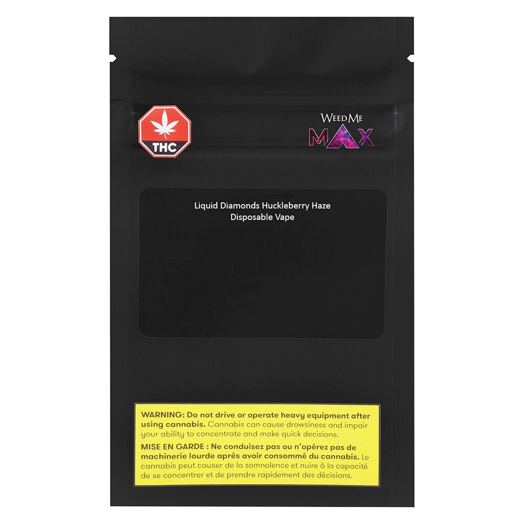 Liquid Diamonds Huckleberry Haze - Disposable Vape - 