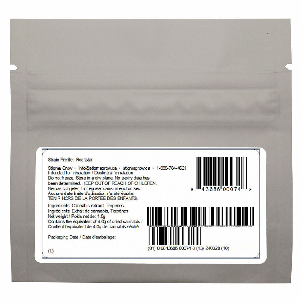 Ambre de cannabis Rockstar 2.0 - 