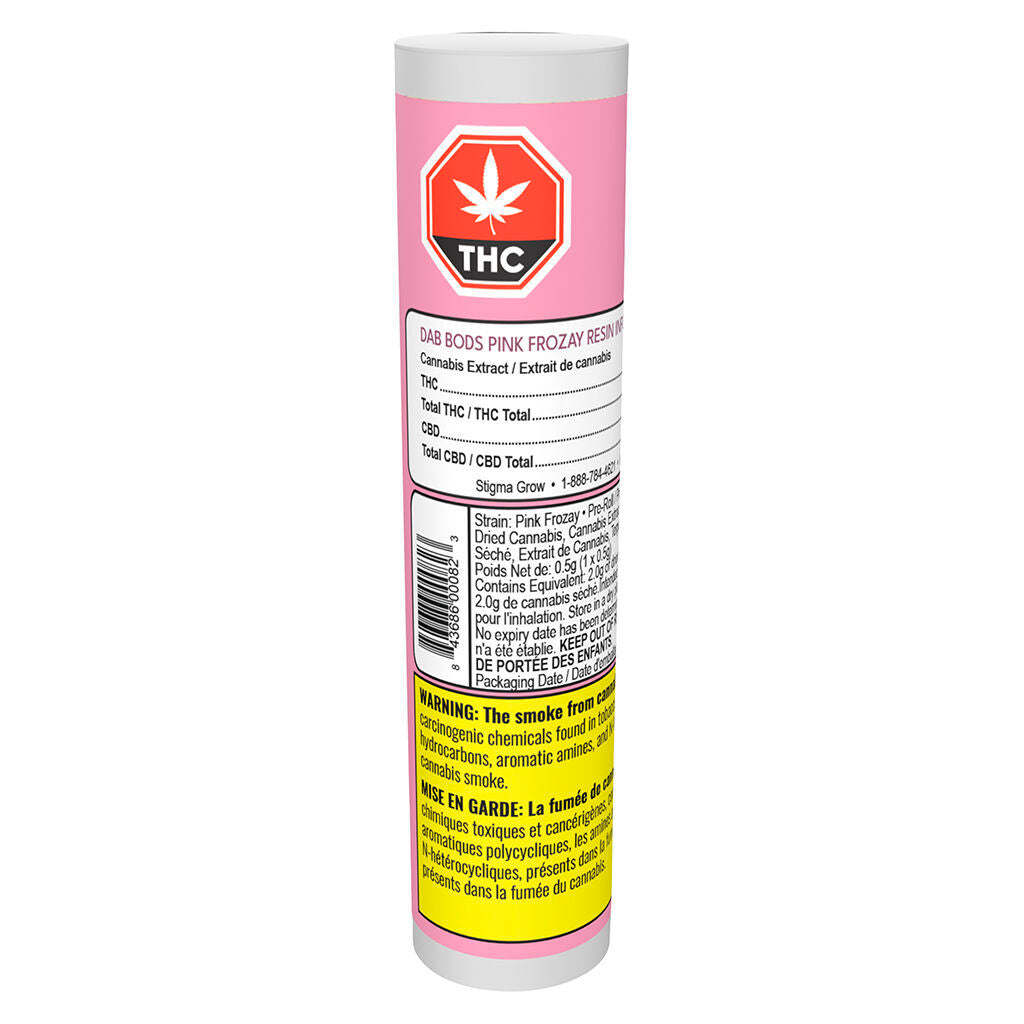 Préroulé infusé à la résine Pink Frozay - 