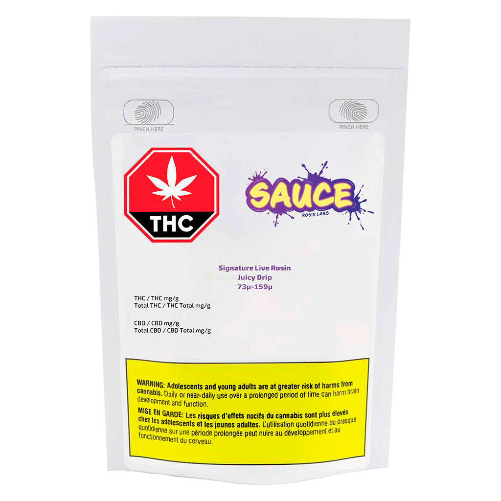 Signature Live Rosin Juicy Drip 73μ-159μ - 