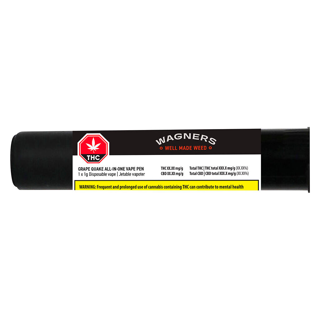 Stylo à Vapoter jetable Grape Quake AIO Distillat - 