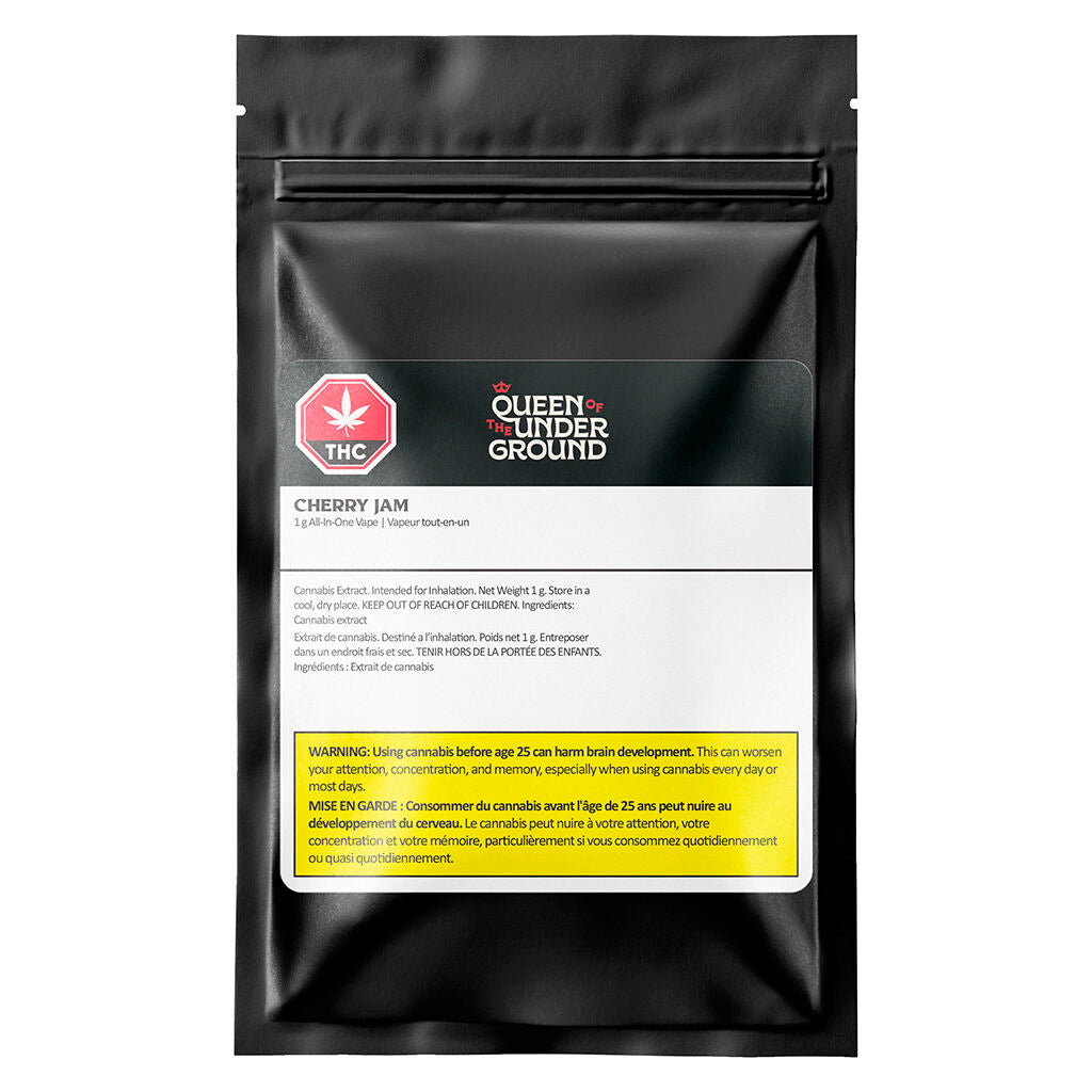 Stylo à Vapoter jetable Cherry Jam AIO  Distillat - 
