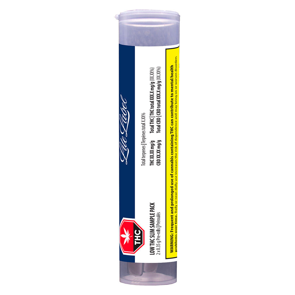 Paquet de dégustation Slim à faible teneur en THC - 