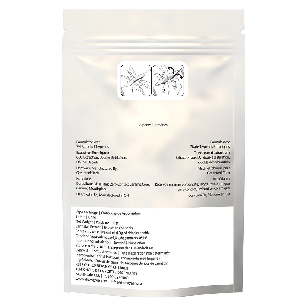 Flavour Lab - Sativa 510 Thread Cartridge - 