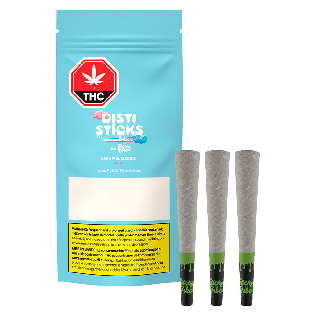 Préroulé infusé  Disti Sticks - Carnival Clouds - 
