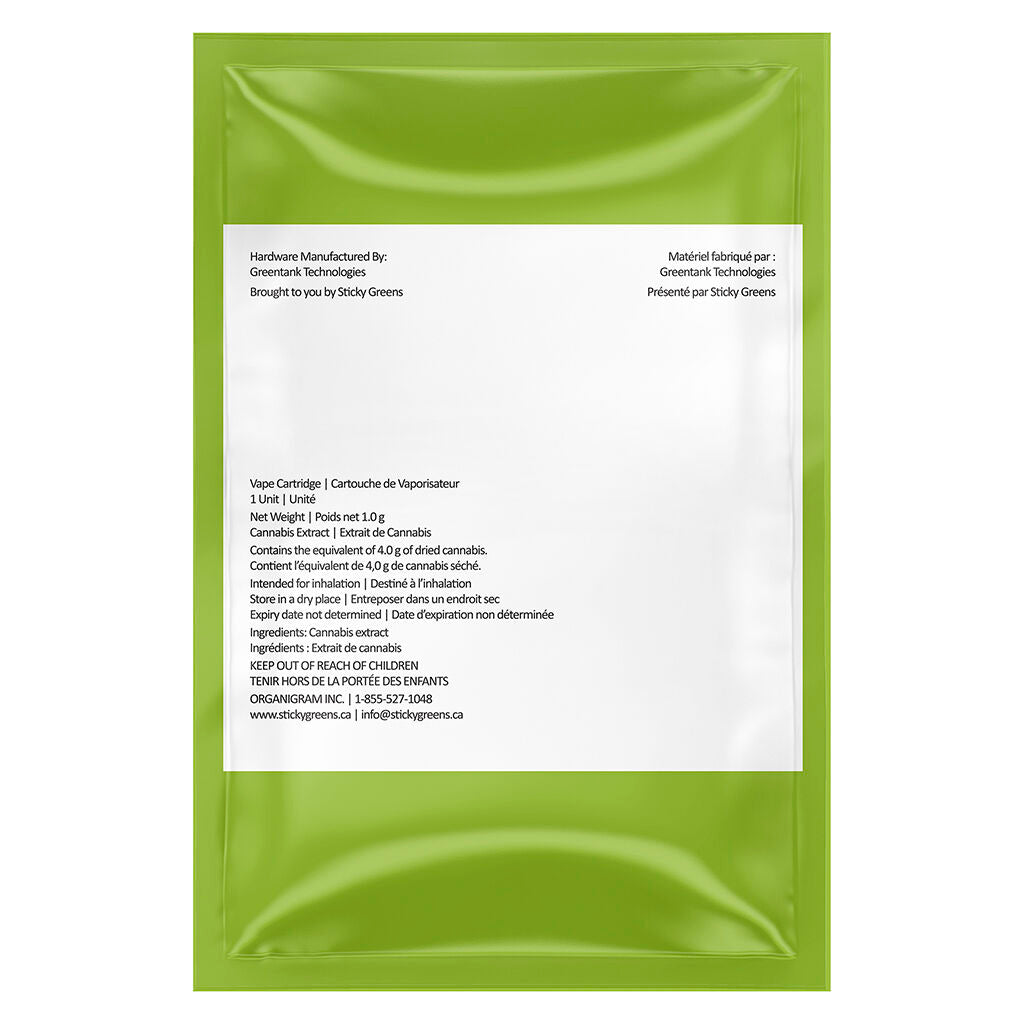 Just Greens Prefilled 510 Thread Cartridge - 