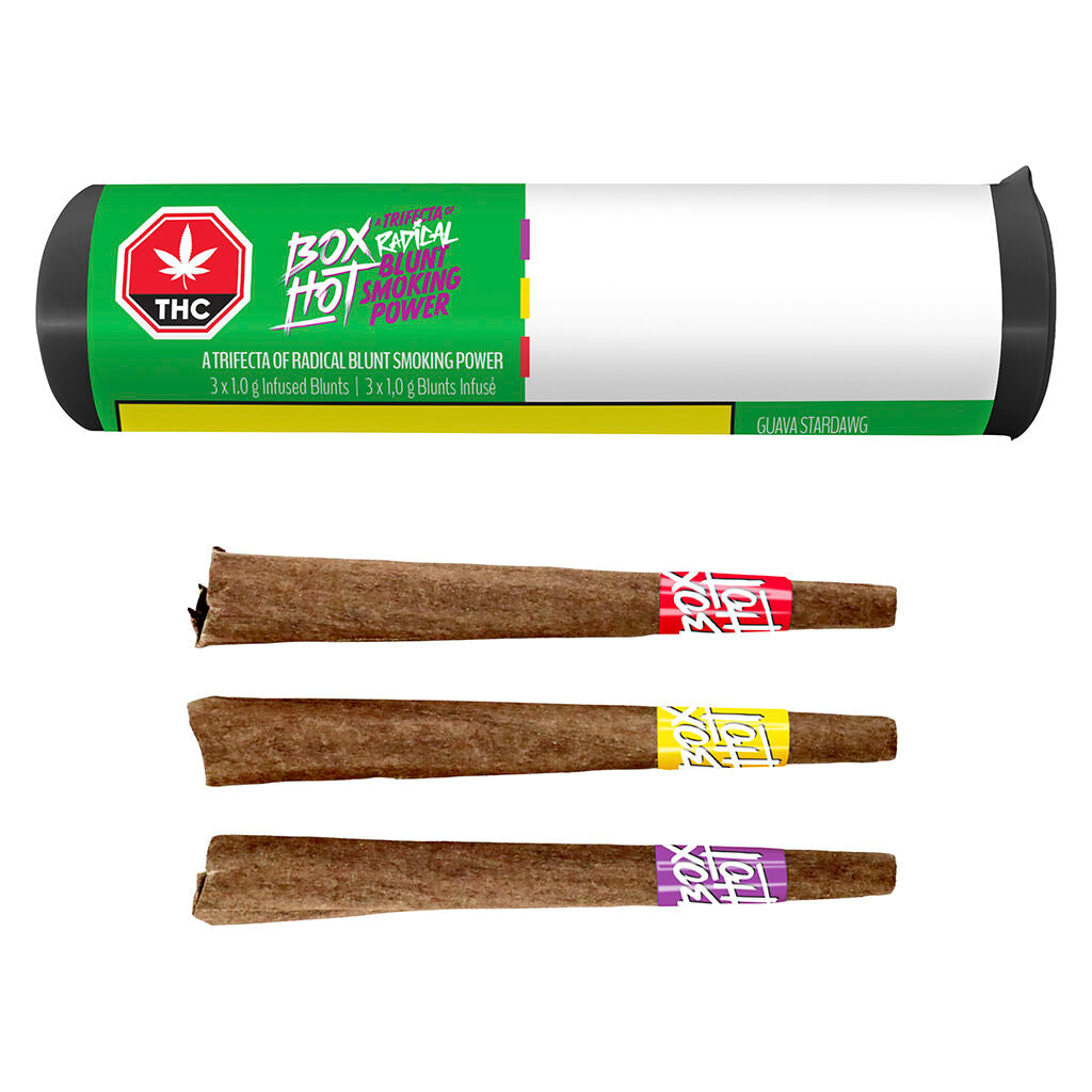 A Trifecta of Radical Blunt Smoking Power Infused Blunts - 