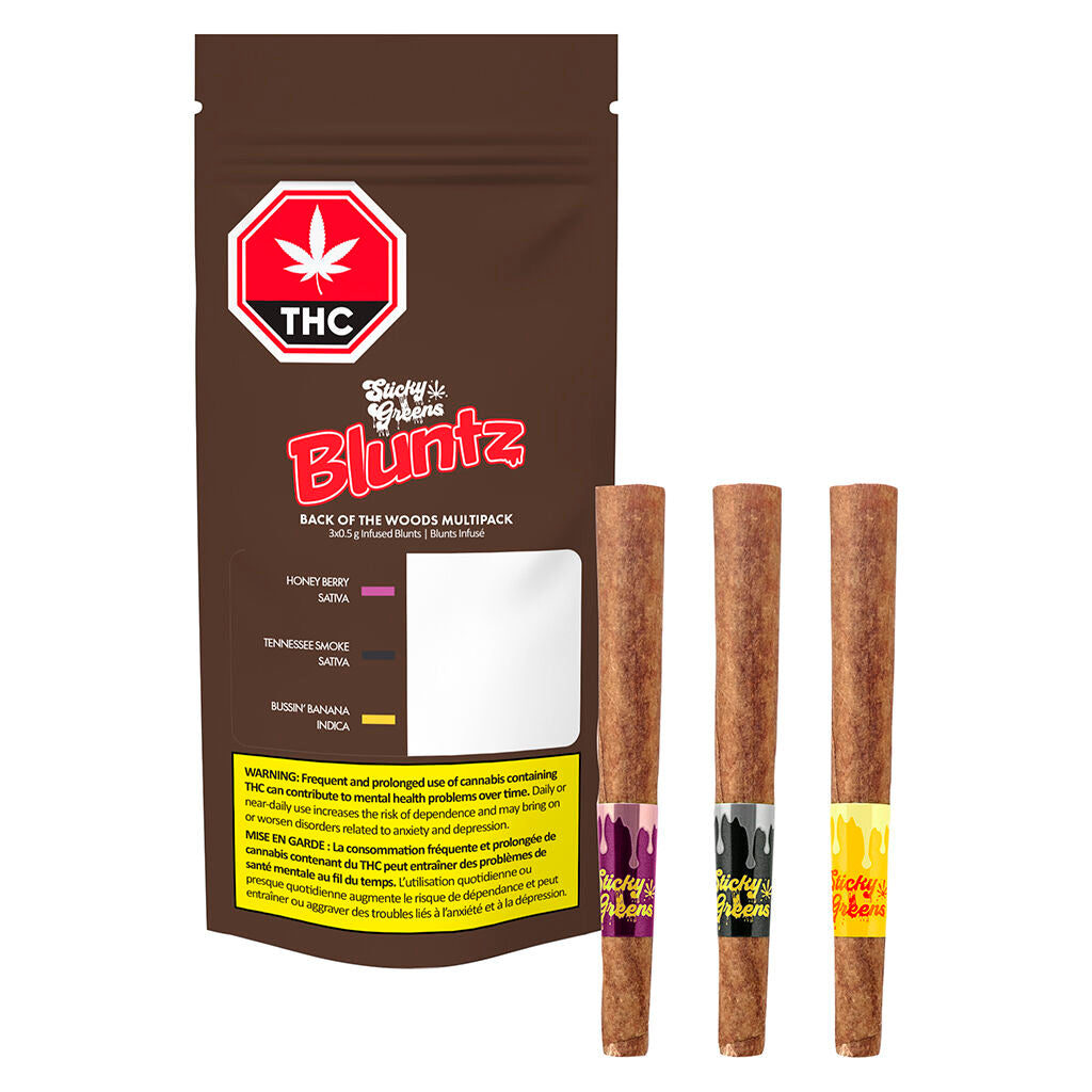 Dos du MultiPack Woodz Blunts Infusés - 