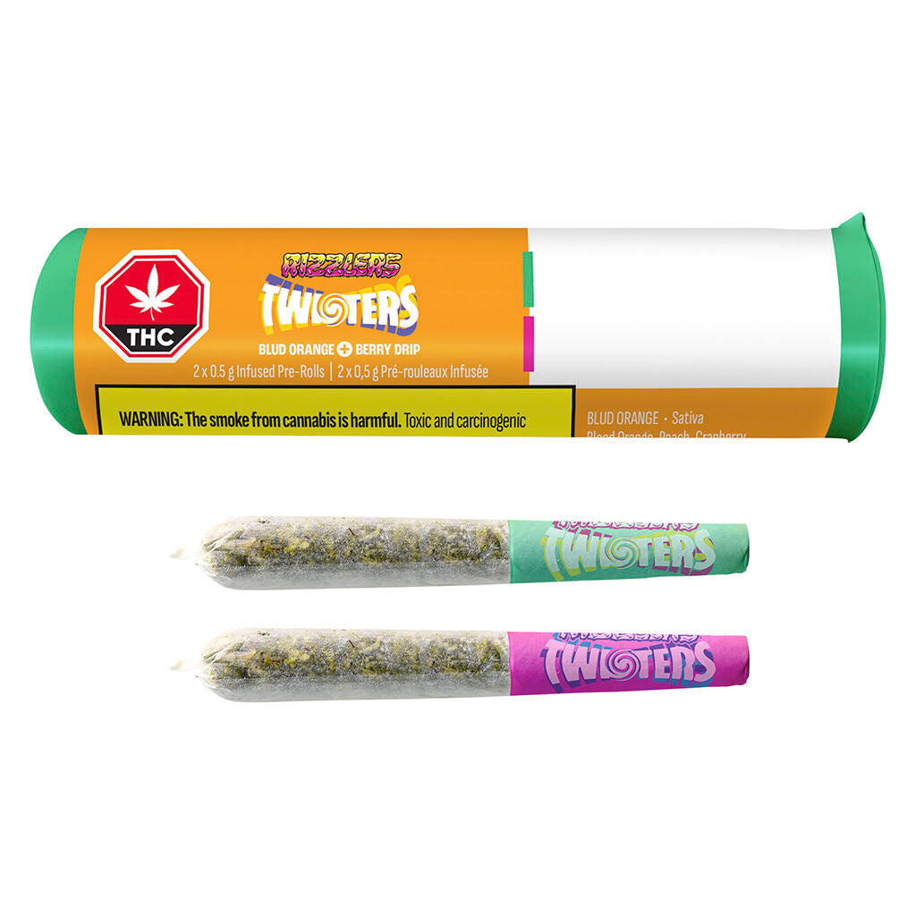 Twisters - Blud Orange &amp; Berry Drip Infusé  Préroulé - 