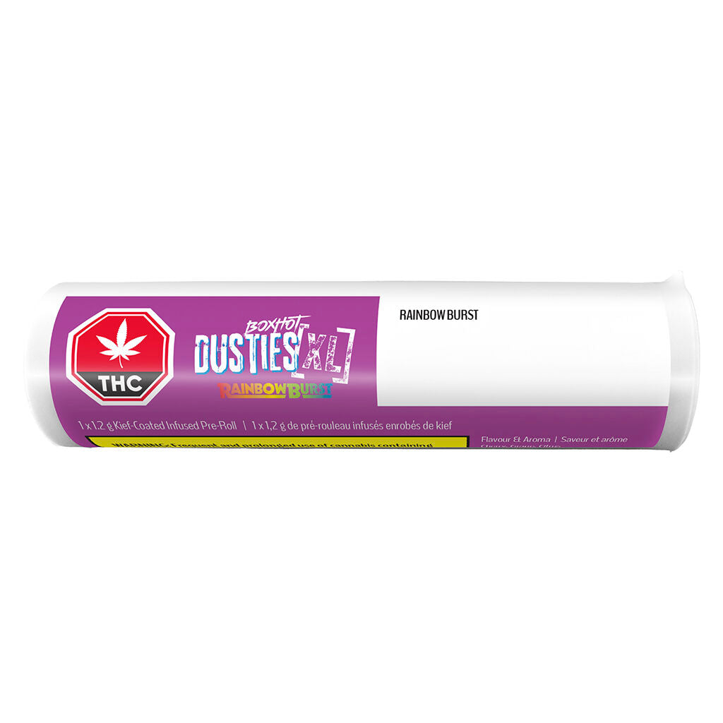 Dusties XL Retro Rainbow Burst Kief-Coated Infusé  Préroulé - 